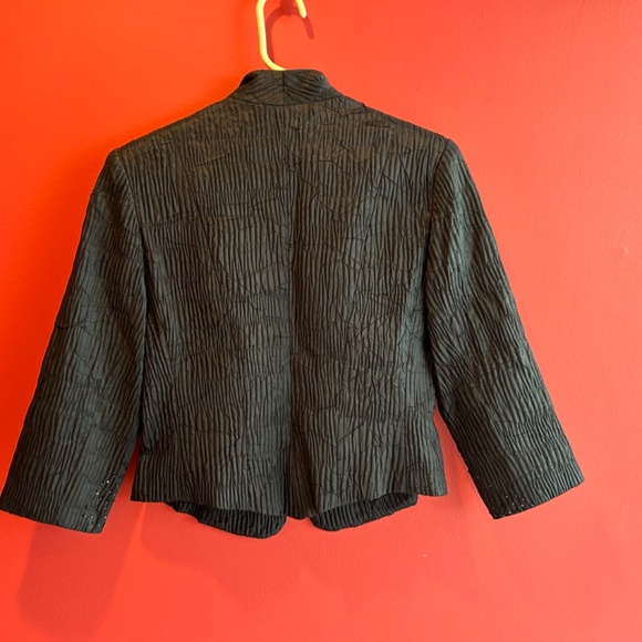 KM Collections  by Milla Bell Black Jacket Size 8 - Picture 12 of 14